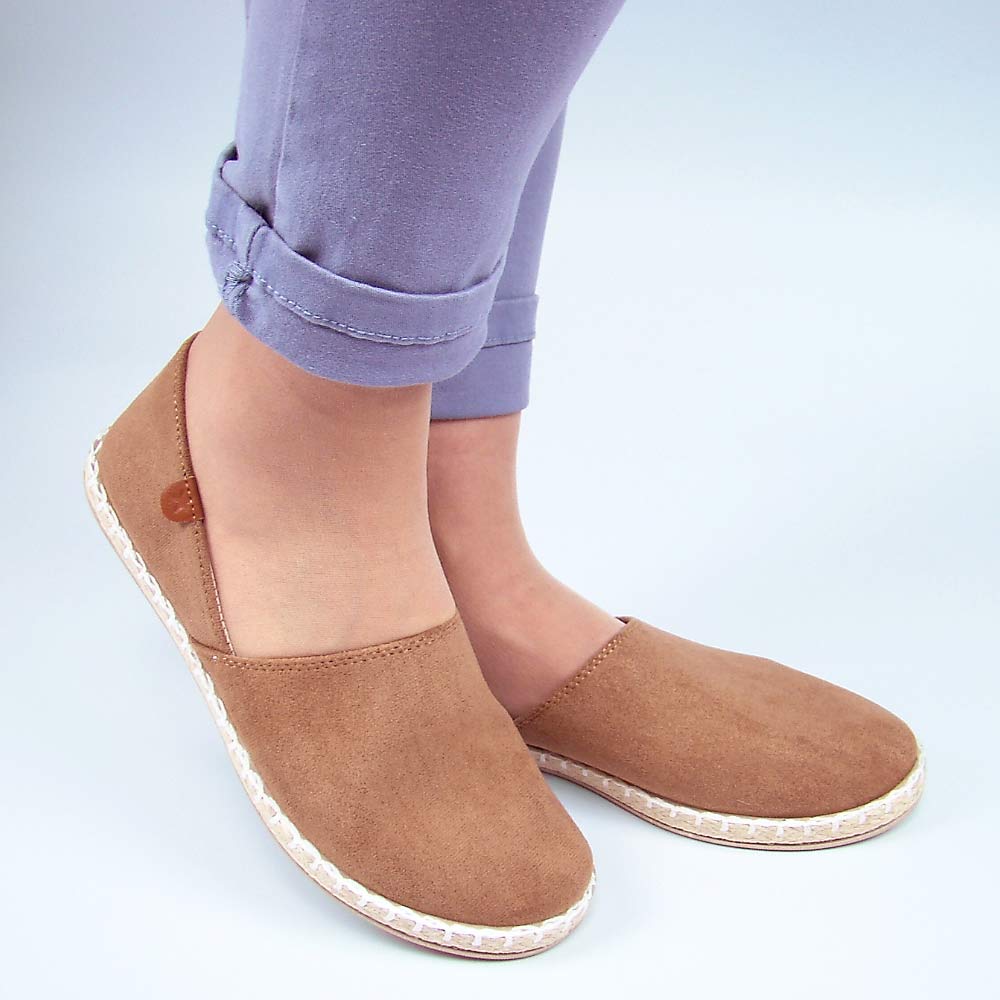 NEWS 20TX02-2416 damskie espadryle brązowe