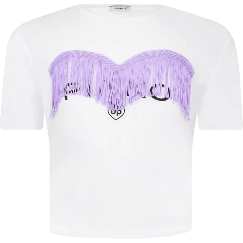 Pinko UP T-shirt | Cropped Fit | stretch