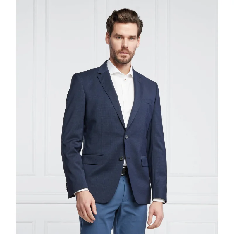 BOSS Wełniana marynarka H-Huge-MM-214 | Slim Fit