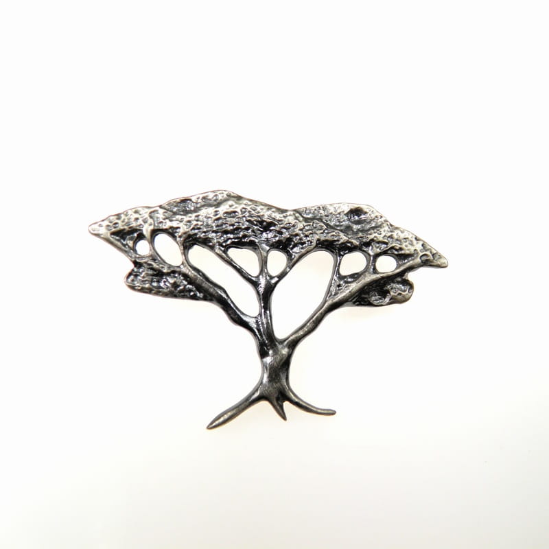 Srebrna zawieszka z drzewem - Baobab