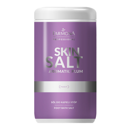 Farmona Professional Skin Salt, sól do kąpieli stóp, śliwka, 1400g