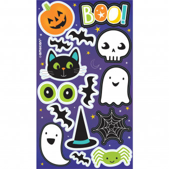 Halloween, Naklejki Papier, 4 Szt.