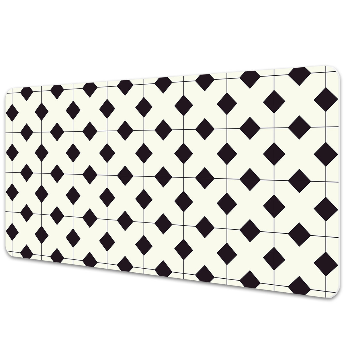Mata ochronna na biurko Geometryczny wzór 90x45 cm