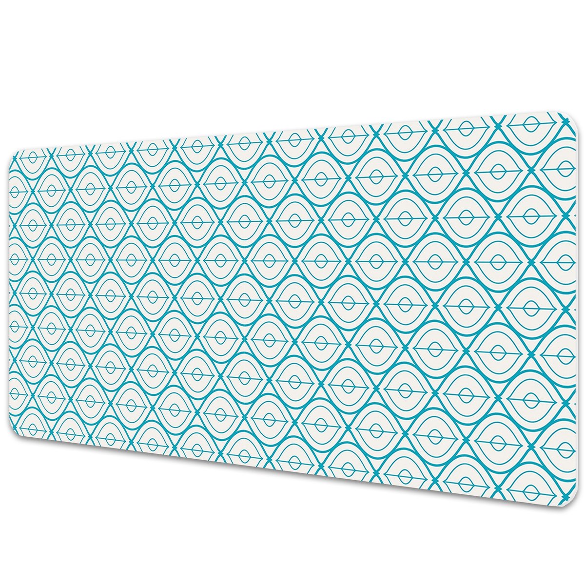 Duża mata na biurko Geometryczny motyw vintage 90x45 cm
