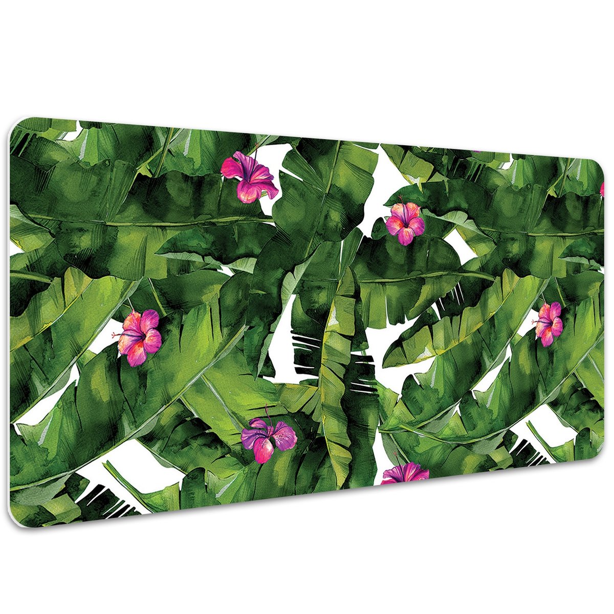 Podkładka na biurko z nadrukiem Hibiskus 100x50 cm