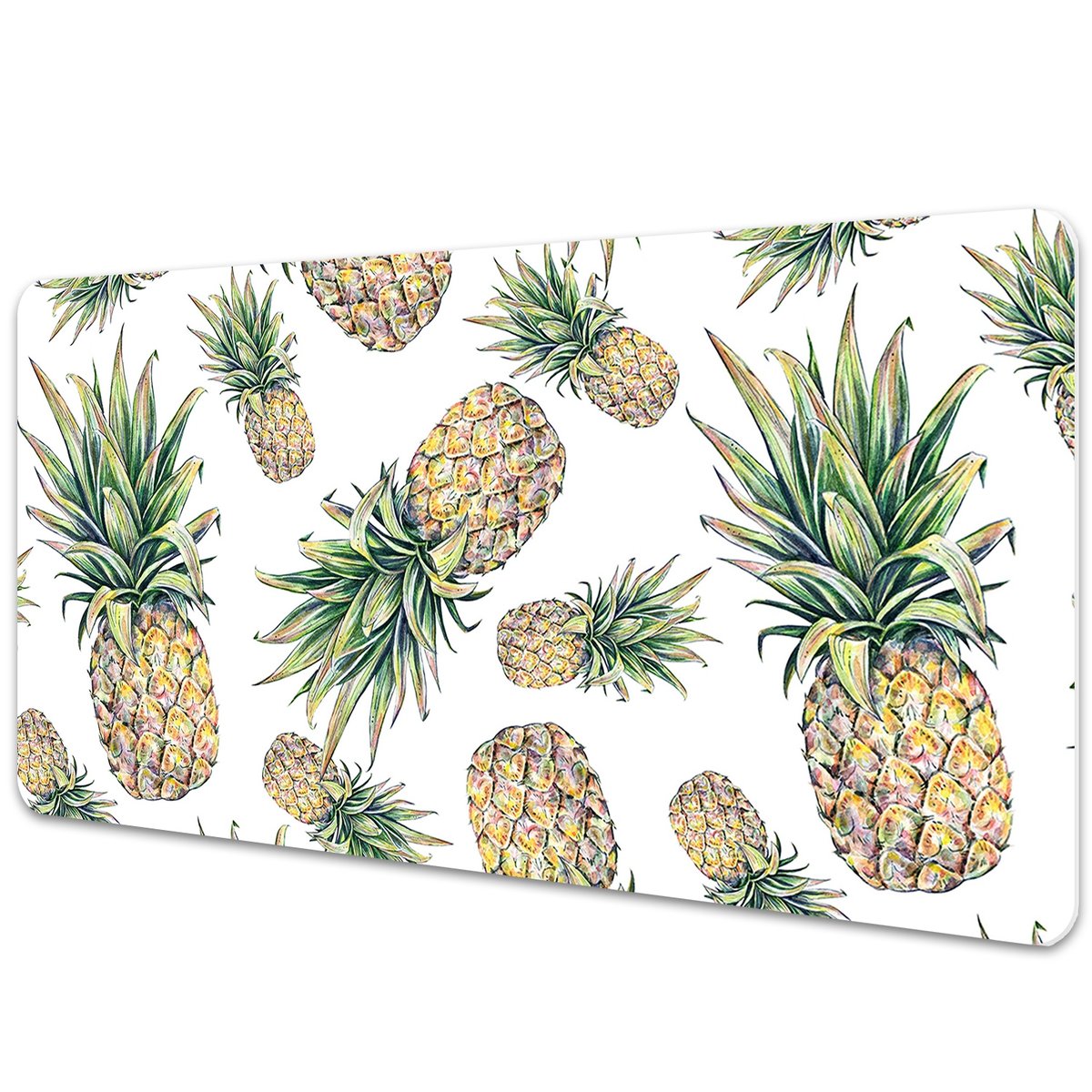 Podkładka na całe biurko Smaczne ananasy 90x45 cm