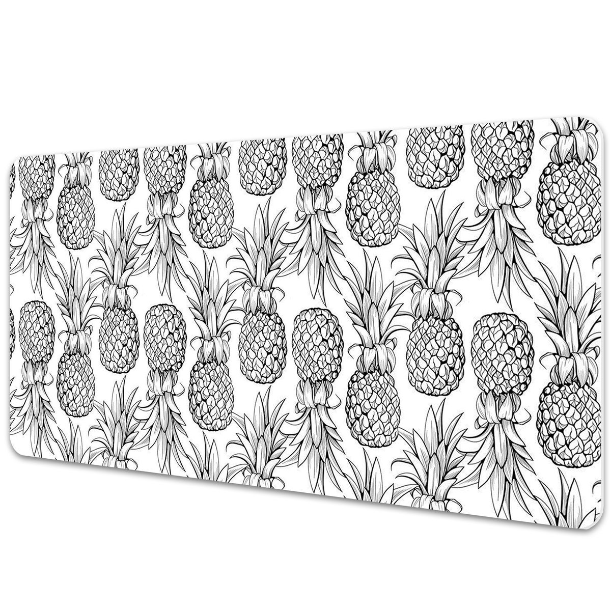 Mata ochronna na biurko Tropikalne ananasy 90x45 cm