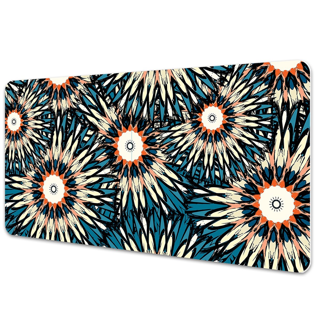 Duża mata na biurko Piękna mandala vintage 90x45 cm
