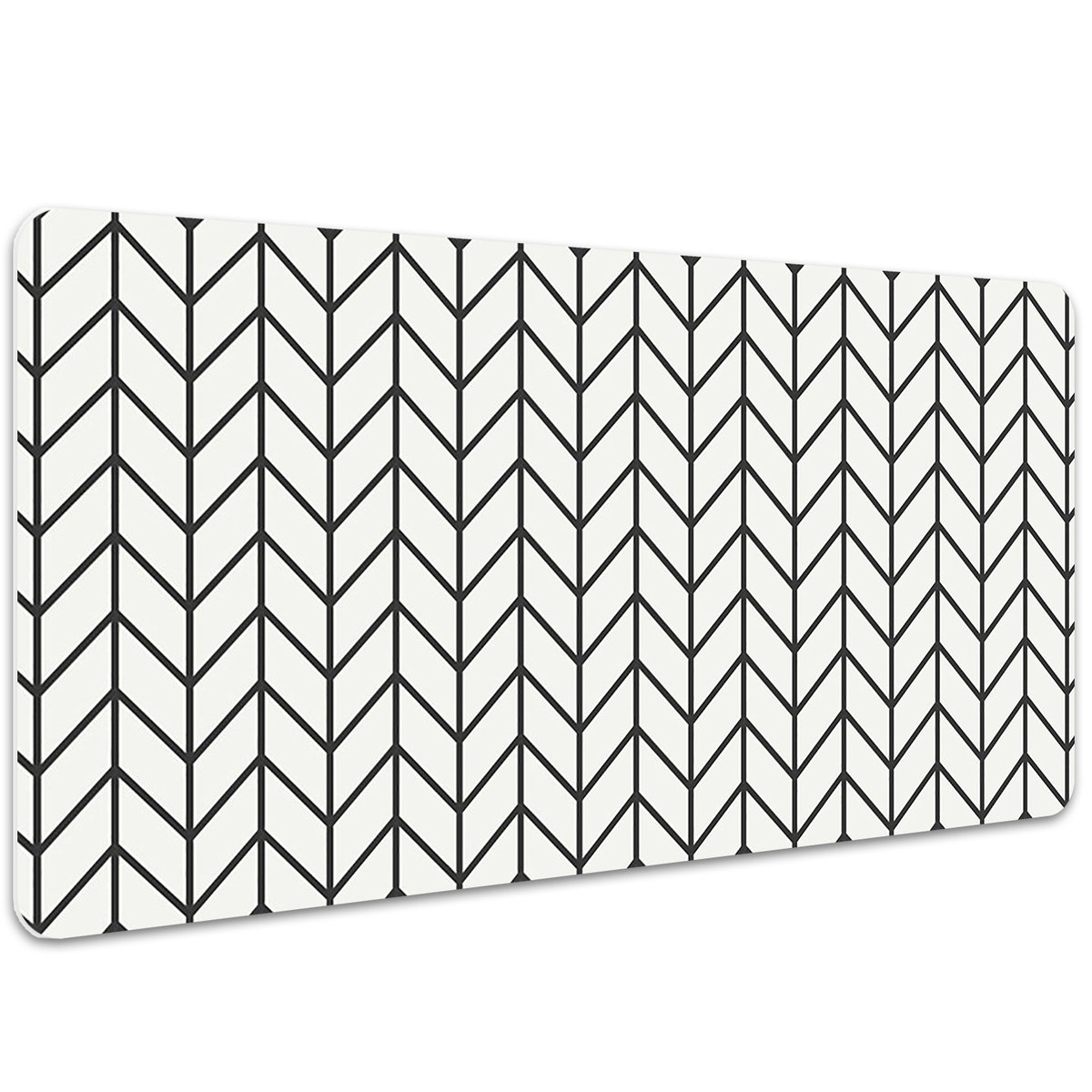 Mata na biurko Geometryczny wzór w jodełkę 100x50 cm