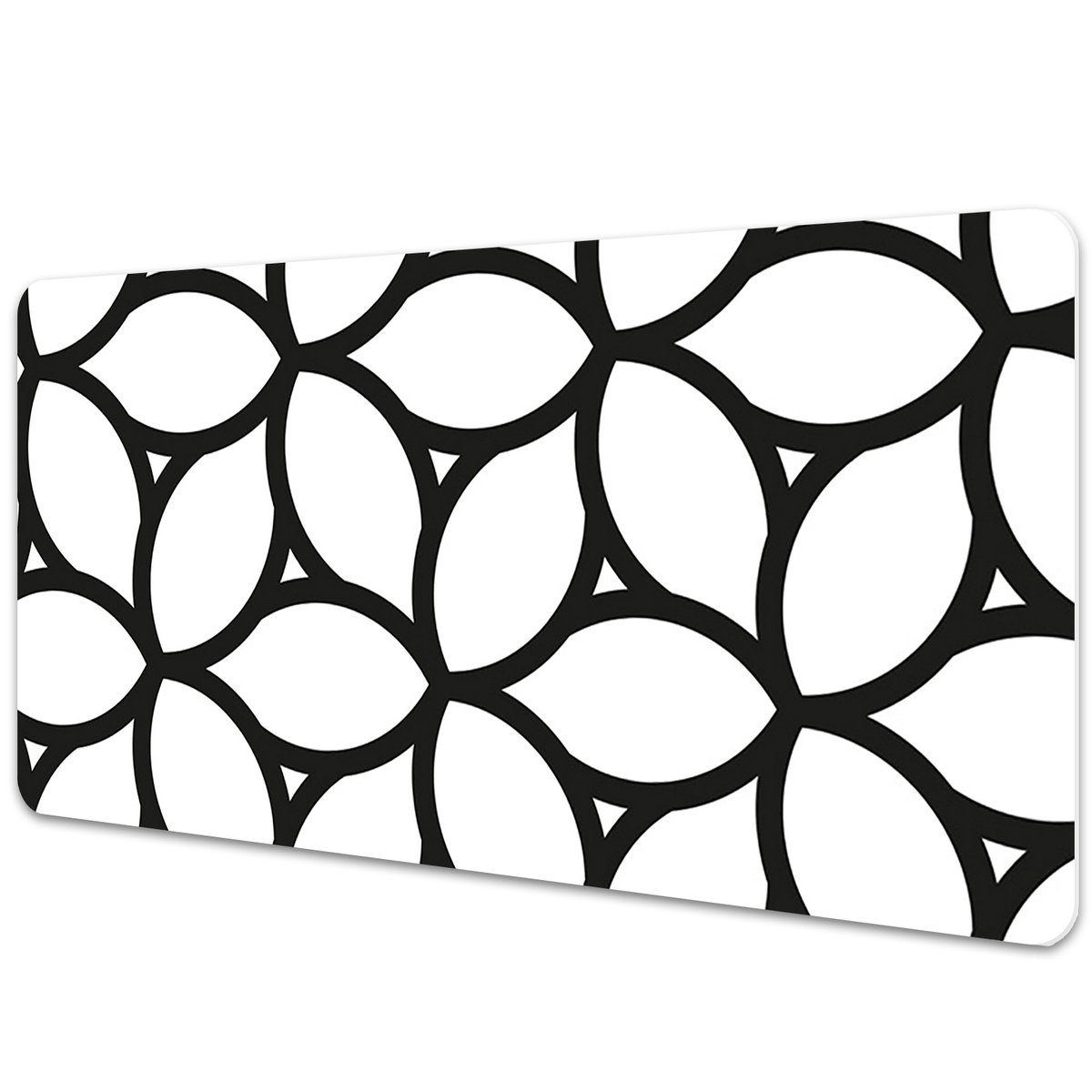 Mata na biurko Motywy geometryczne 90x45 cm