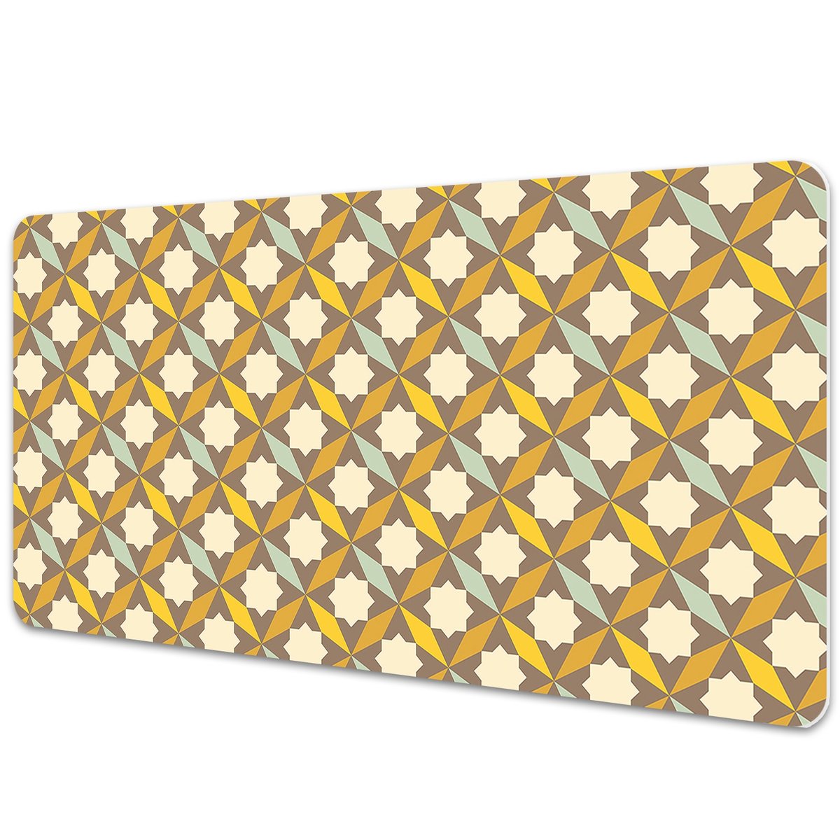 Podkładka na biurko Motyw geometryczny vintage 90x45 cm