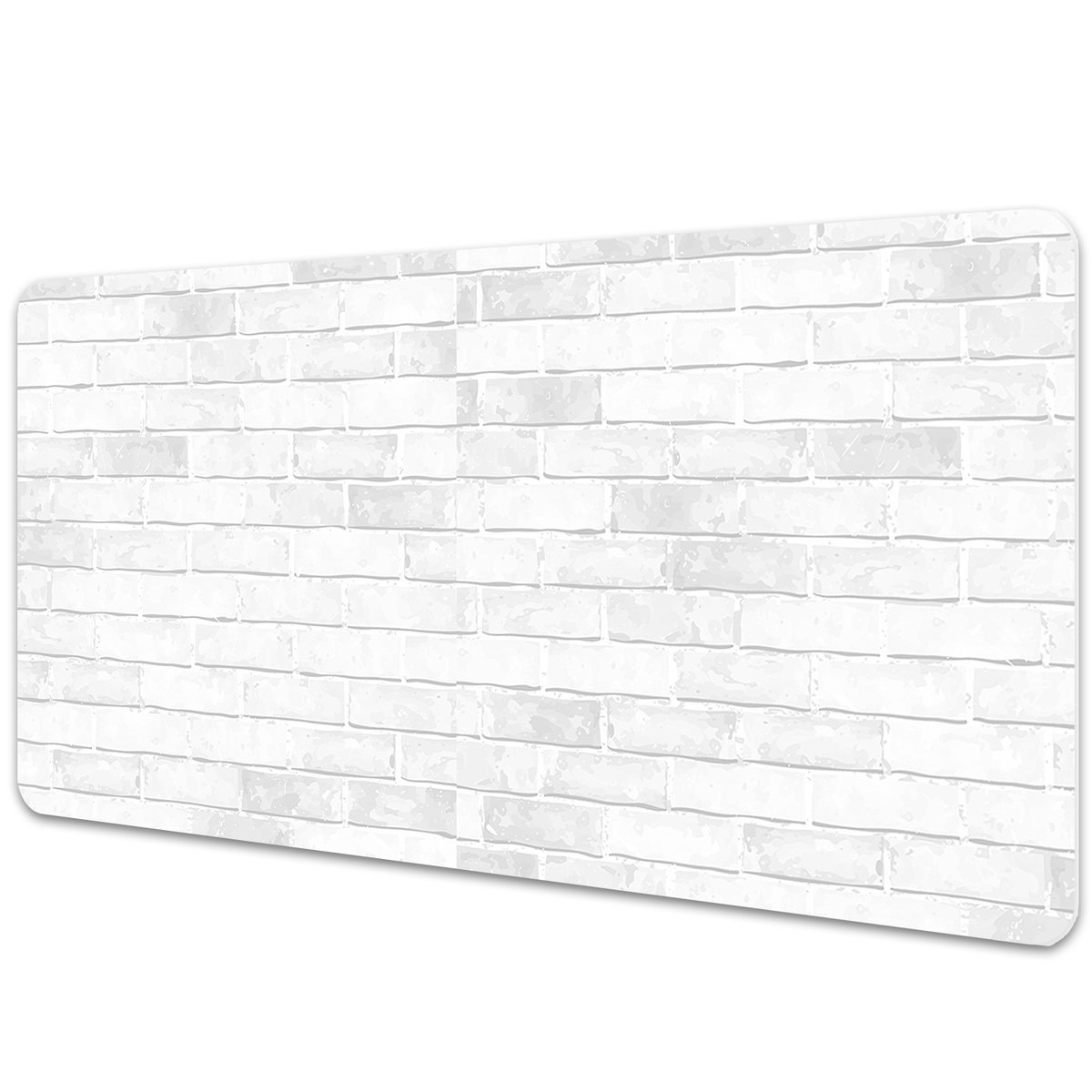Podkładka na biurko z nadrukiem Tekstura białej cegły 90x45 cm