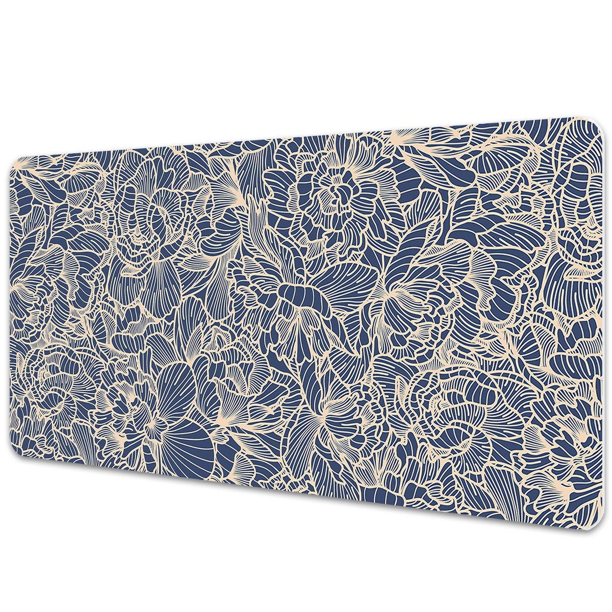 Podkładka na całe biurko Niebieski wzór glamour 90x45 cm