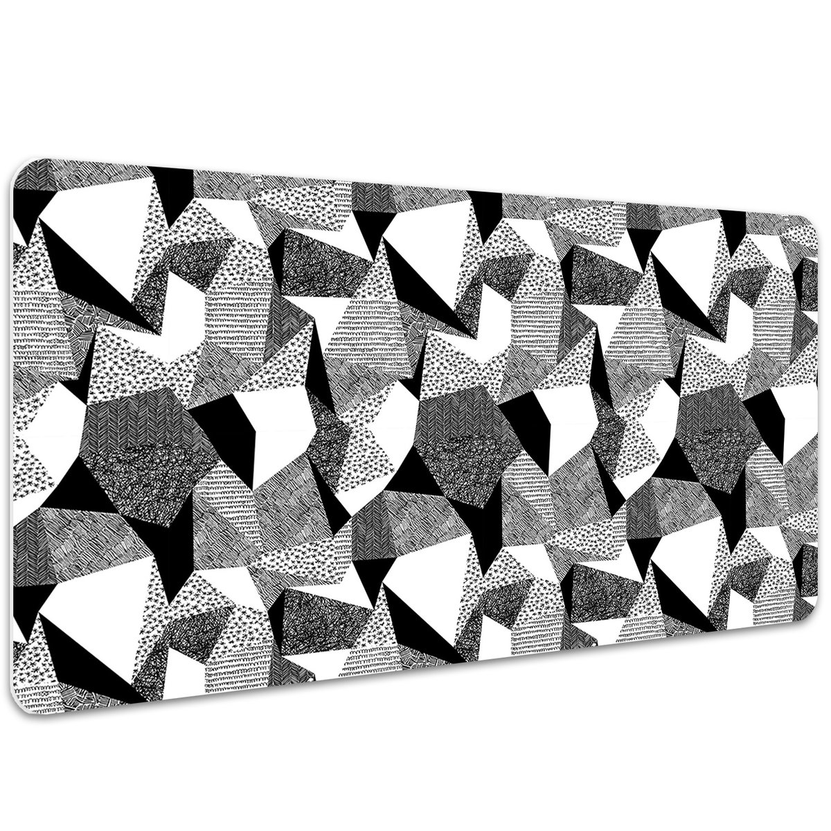 Mata na biurko Geometryczne kształty 100x50 cm