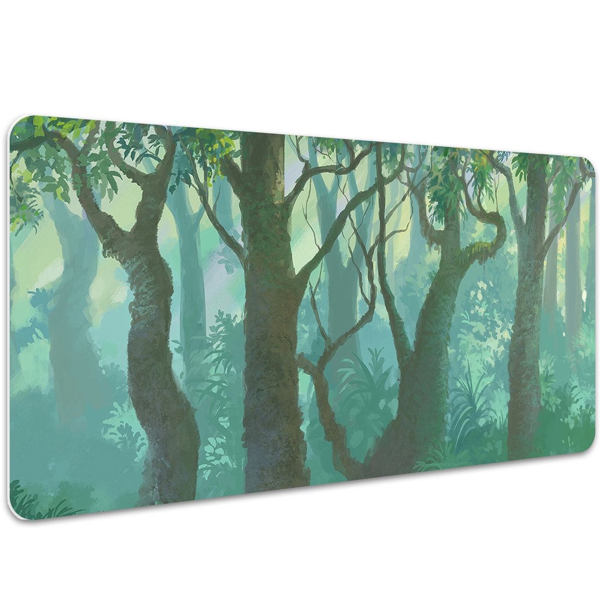 Podkładka na biurko z nadrukiem Krajobraz mrocznego lasu 100x50 cm