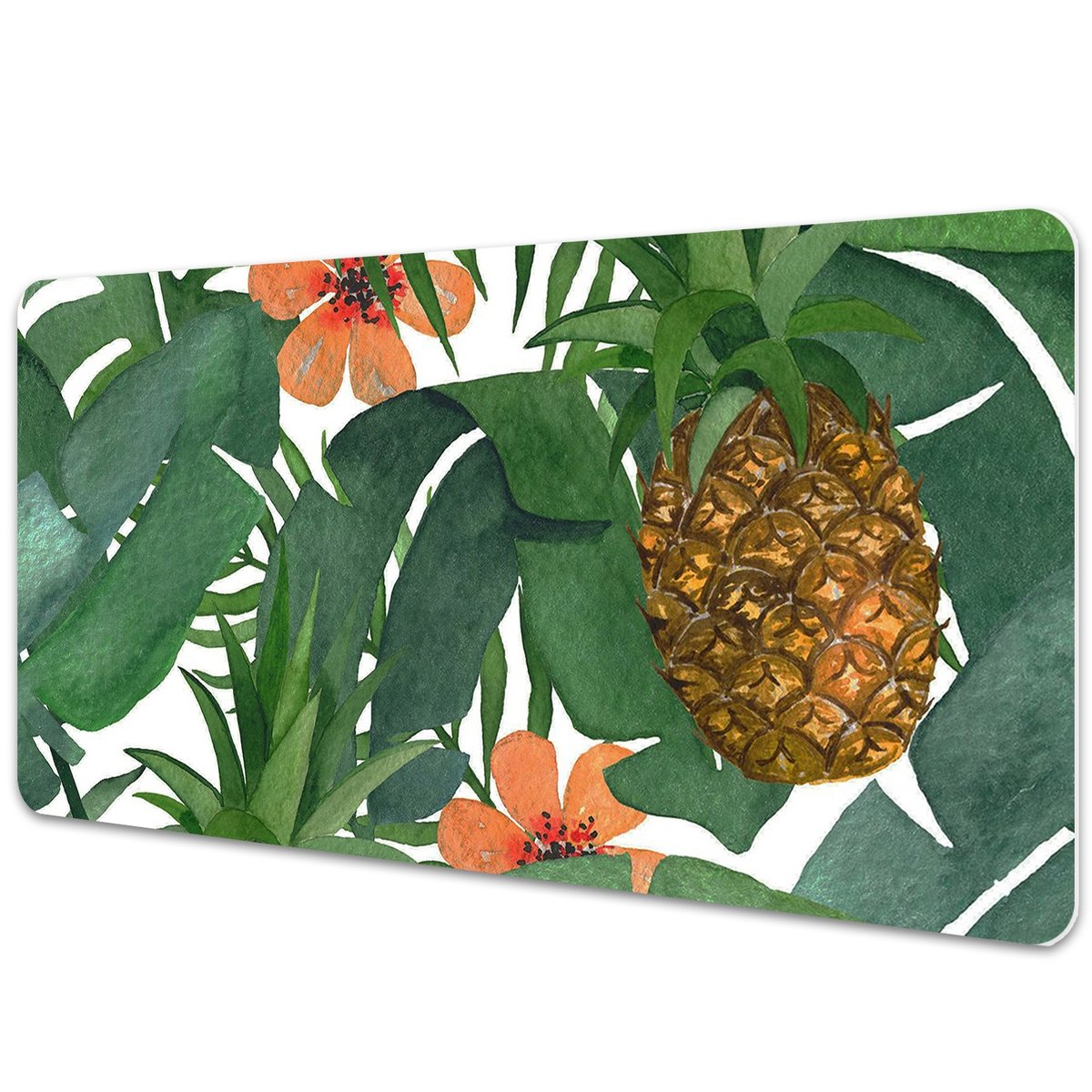Podkładka na biurko z nadrukiem Ananas 90x45 cm
