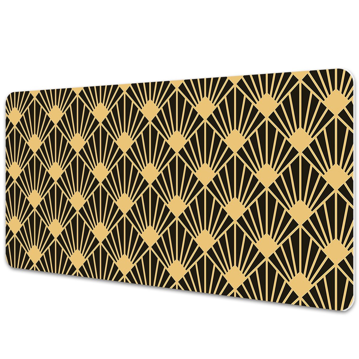Duża mata na biurko Motyw art deco 90x45 cm