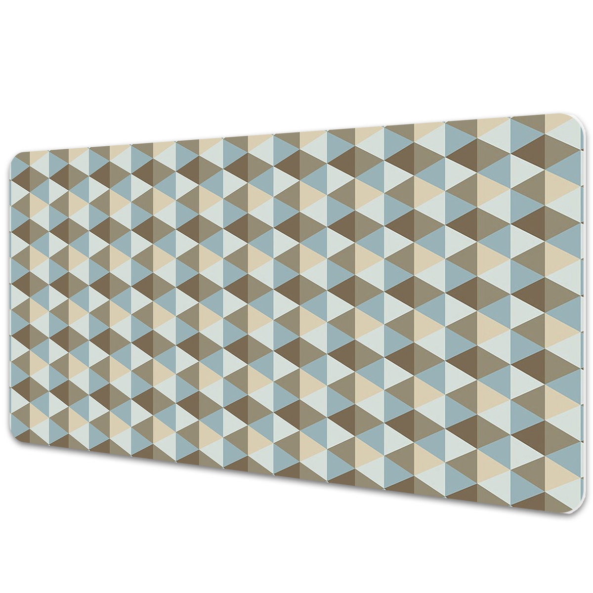 Duża mata na biurko Geometryczna iluzja w stylu vintage 90x45 cm