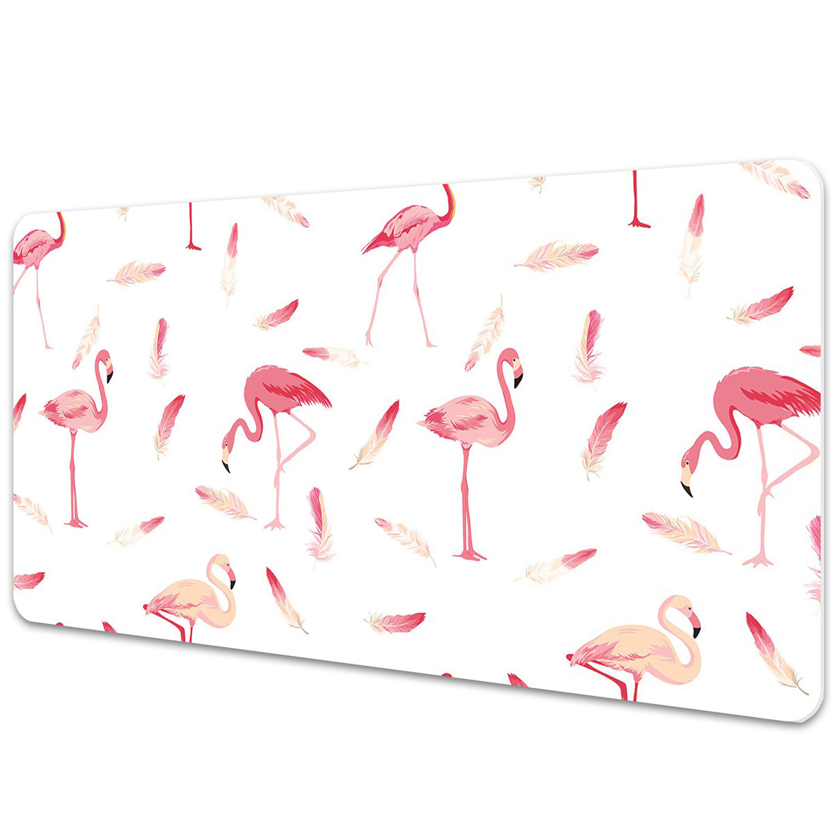 Podkładka na całe biurko Czerwone flamingi 90x45 cm