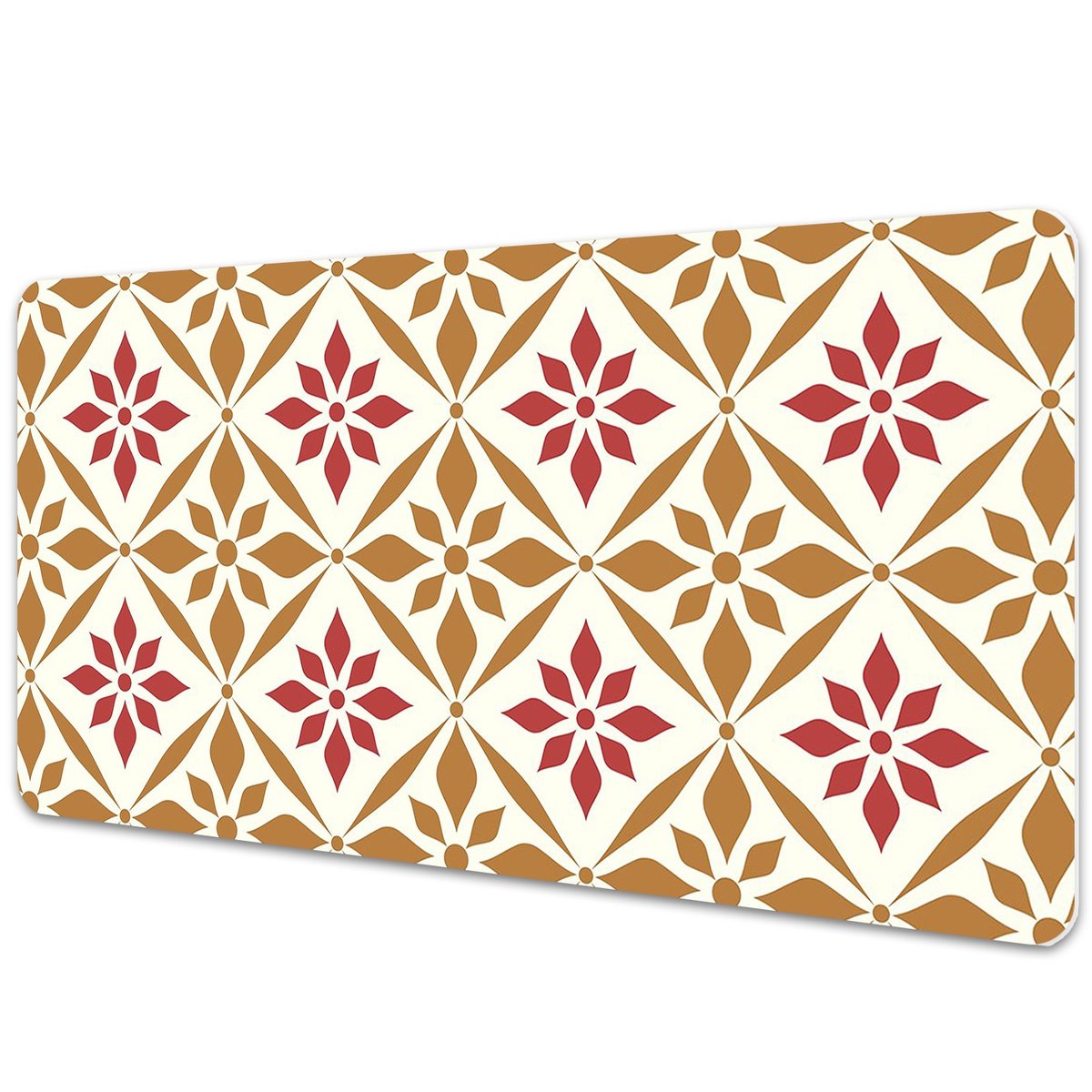 Duża mata na biurko Kwiecisty wzór vintage 90x45 cm