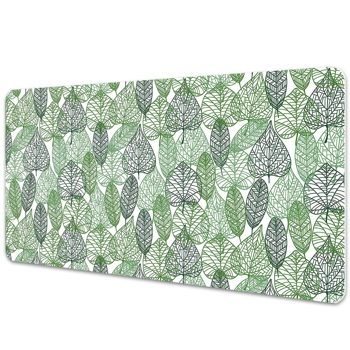Podkładka na całe biurko Zielone listki 90x45 cm