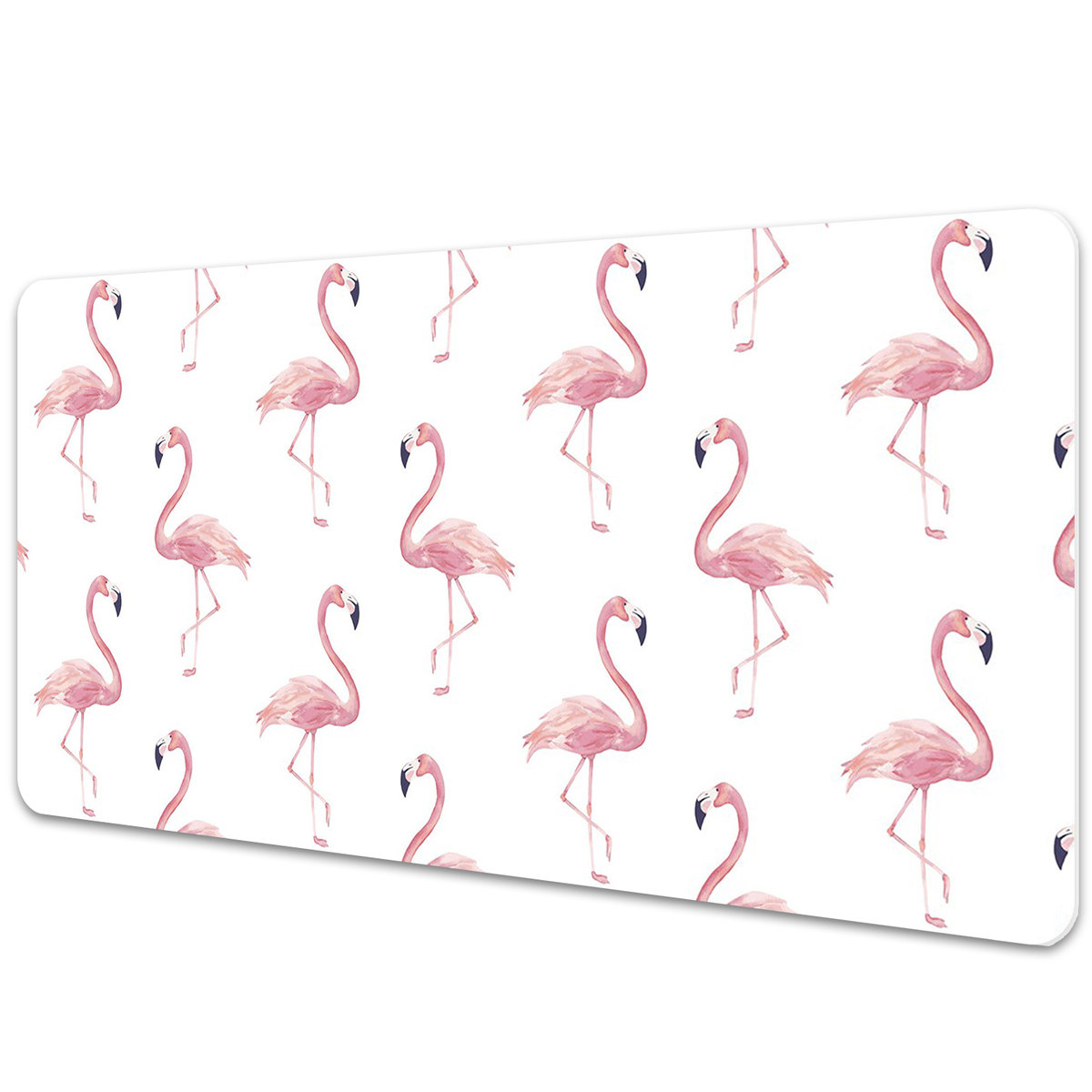 Mata ochronna na biurko Egzotyczne flamingi 90x45 cm