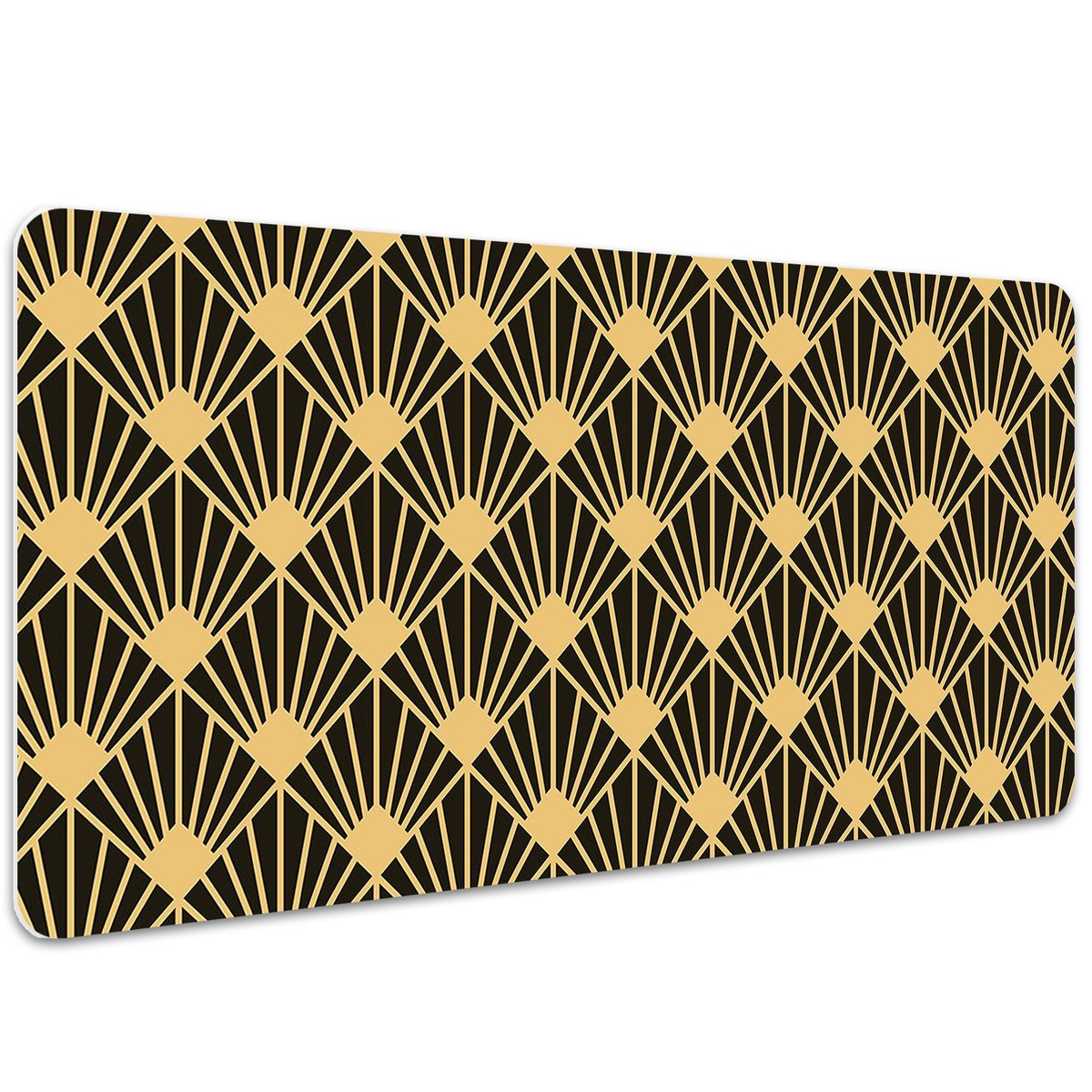 Duża mata na biurko Motyw art deco 100x50 cm