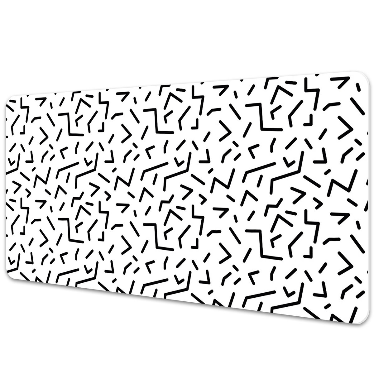 Mata na biurko Geometryczny motyw 90x45 cm