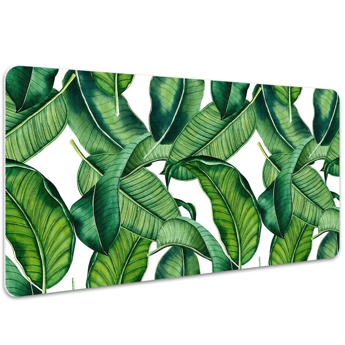 Podkładka na całe biurko Rysowane liście palmy 100x50 cm