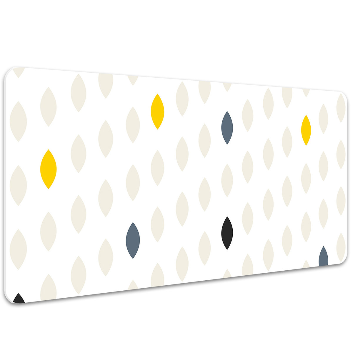 Podkładka na całe biurko Geometryczne cytryny 100x50 cm