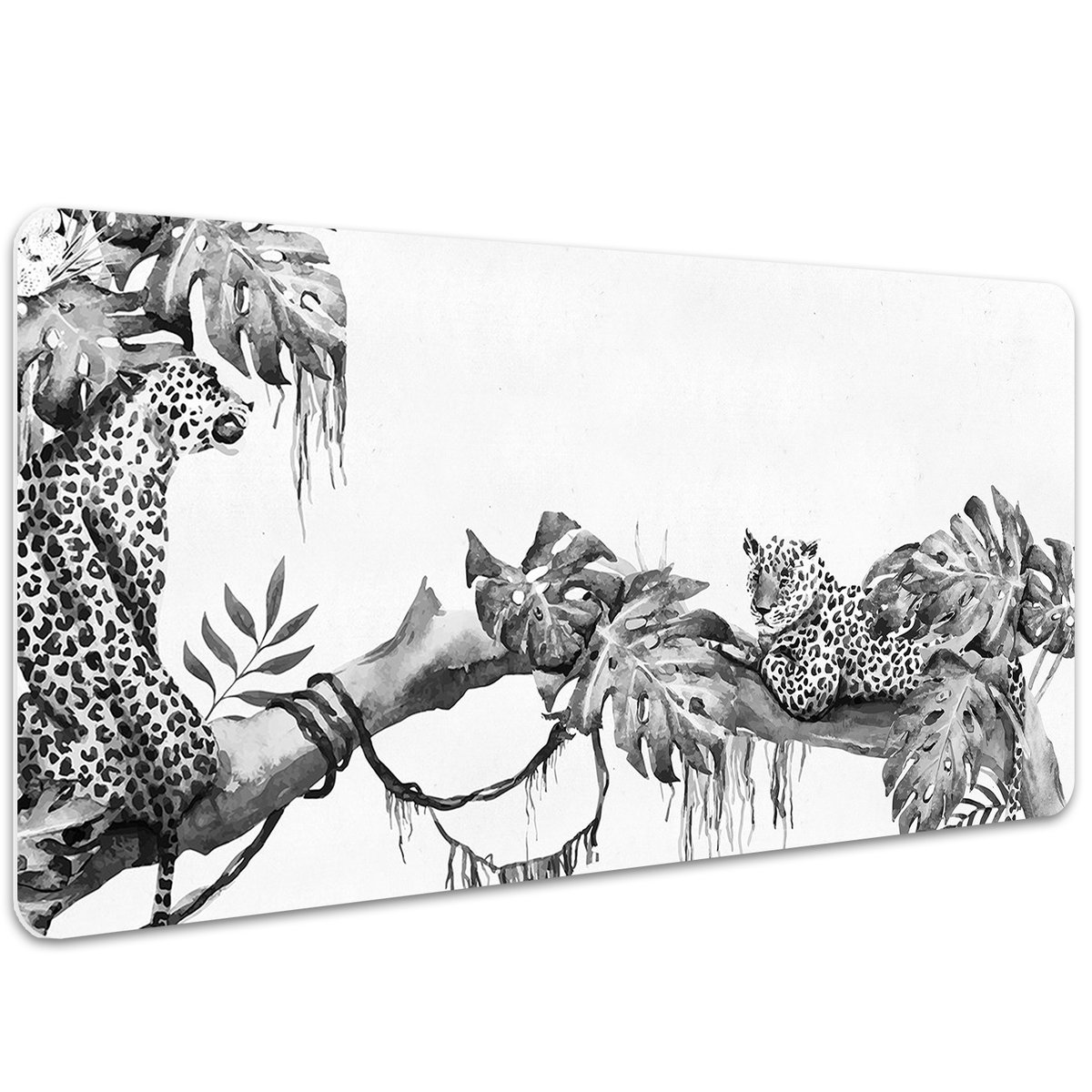 Podkładka na biurko z nadrukiem Gepardy na drzewie 100x50 cm