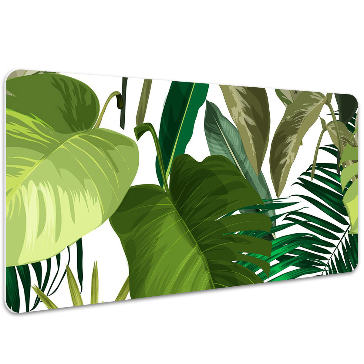 Mata ochronna na biurko Liście z tropików 100x50 cm