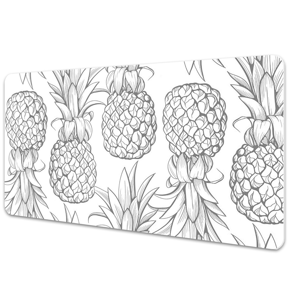 Podkładka na całe biurko Ananasowy wzór 90x45 cm