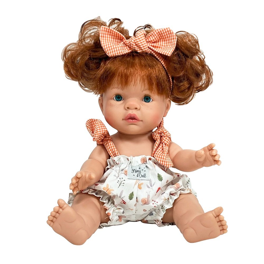 Hiszpańska Lalka Joy 1052 Dziewczynka z piegami 37 cm Nines d' Onil