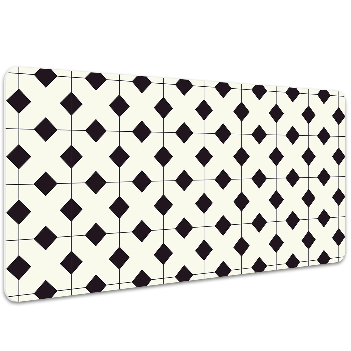 Mata ochronna na biurko Geometryczny wzór 100x50 cm
