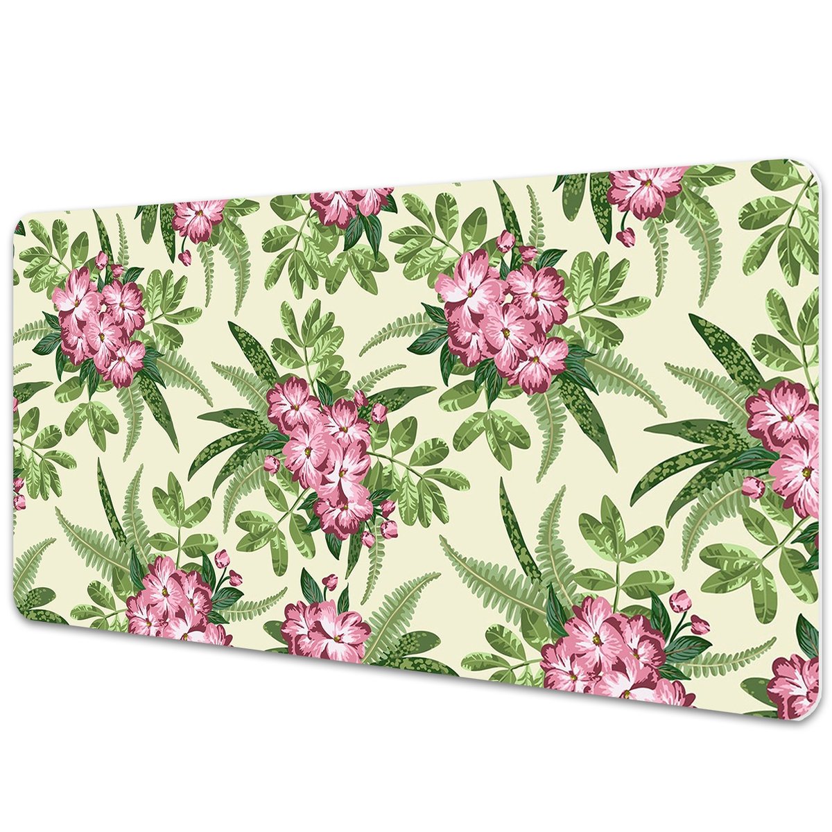Podkładka na biurko z nadrukiem Kwiaty w tropikach 90x45 cm