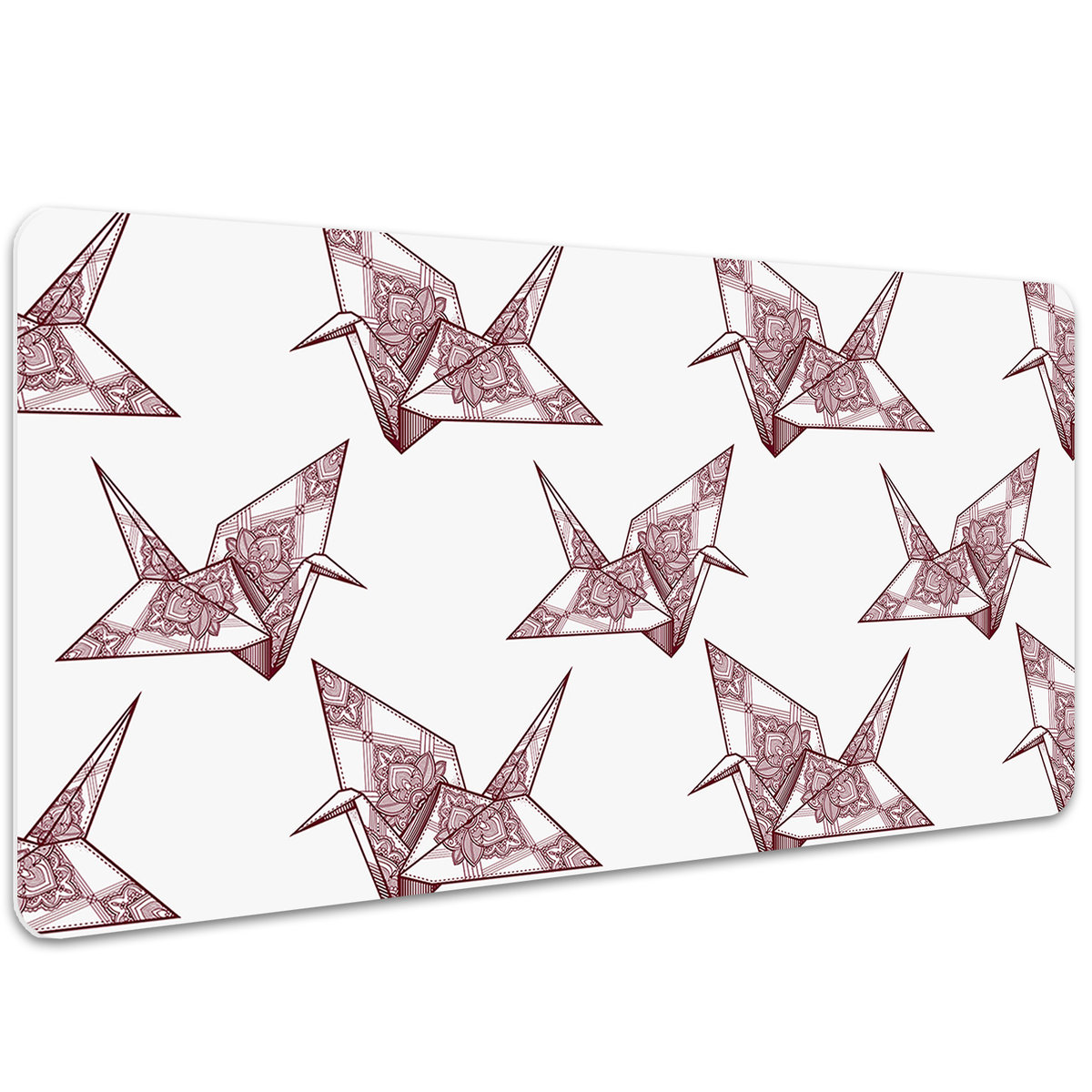 Podkładka na biurko dla dzieci Japońskie origami 100x50 cm