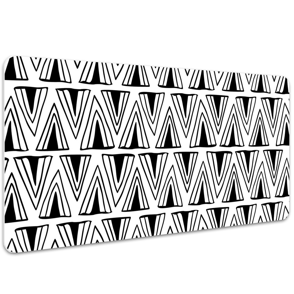 Podkładka na całe biurko Boho w stylu geometrycznym 100x50 cm