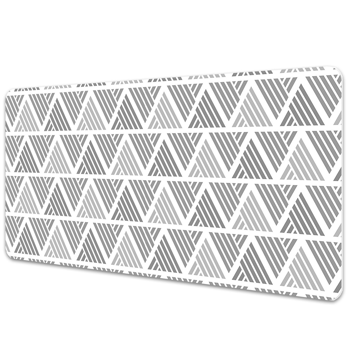 Mata na biurko Geometryczny wzór w trójkąty 90x45 cm