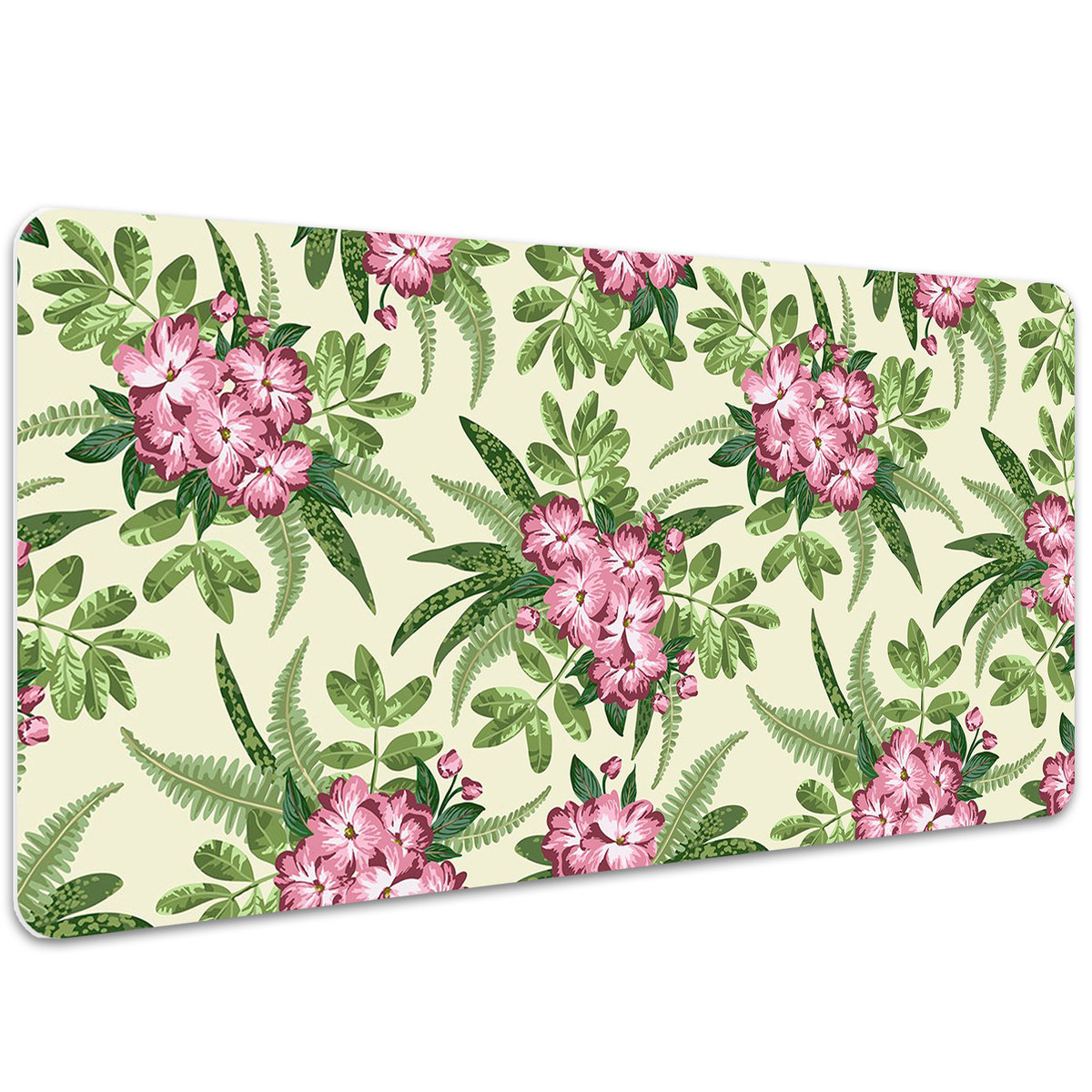 Podkładka na biurko z nadrukiem Kwiaty w tropikach 100x50 cm