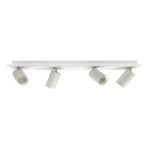 Parma lampa sufitowa z pilotem 4xGU10 + 1xLED biała LP-0612/4C WH