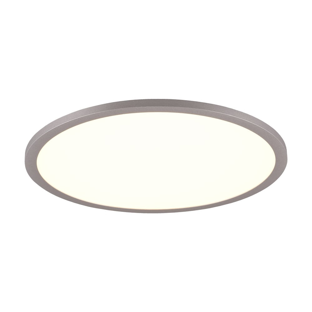 Srebrna lampa sufitowa LED ø 40 cm Yuma – Trio