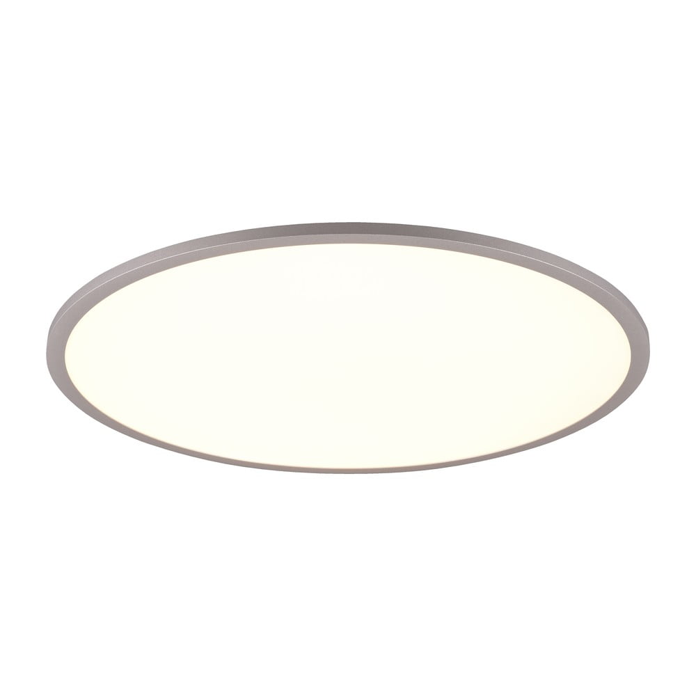 Srebrna lampa sufitowa LED ø 60 cm Yuma – Trio