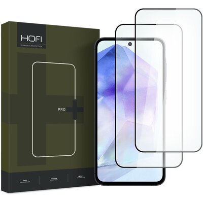 Szkło hartowane HOFI Glass Pro+ dla Samsung Galaxy A35/A55 5G Czarny (2 szt.)