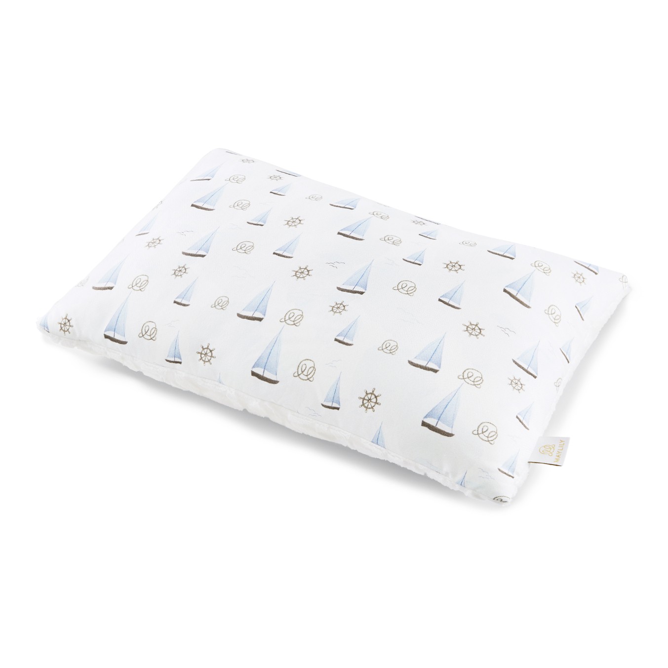 Puszysta poduszka bambusowa Luxe - Żaglove- white