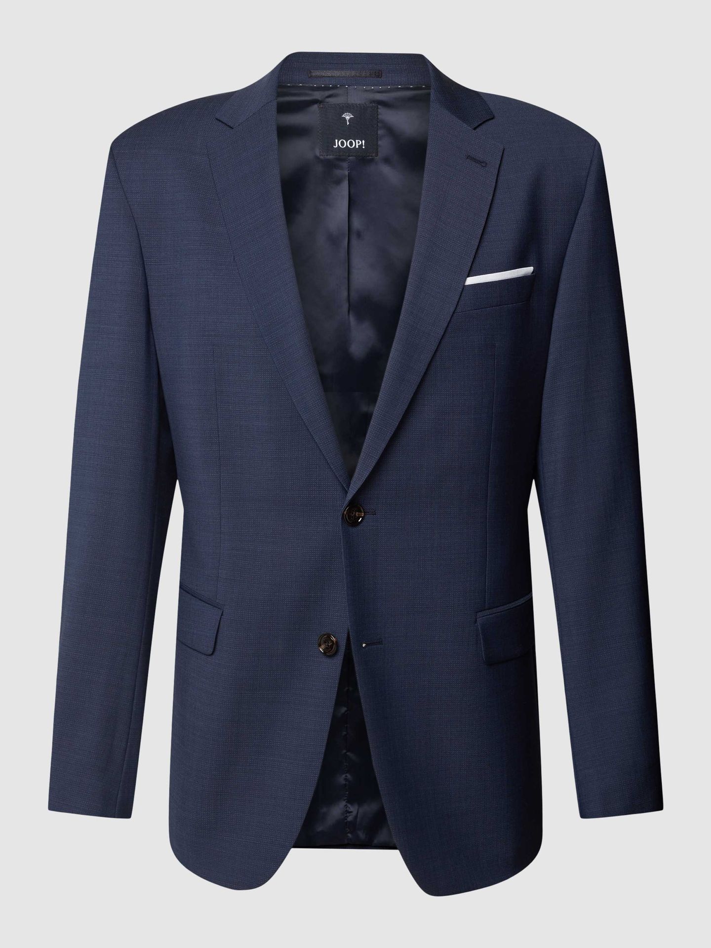 Marynarka na dwa guziki o kroju slim fit z tkanym wzorem model ‘Finch’