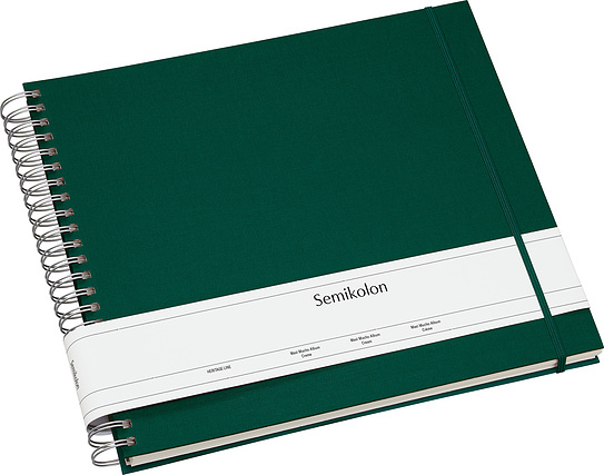 Album na zdjęcia Uni Maxi Mucho ciemnozielony z białymi kartami