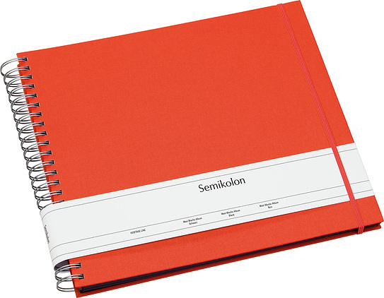 Album na zdjęcia Uni Maxi Mucho pomarańczowy z czarnymi kartami