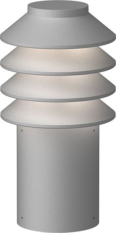 Lampa ogrodowa Bysted LED 2700K S szara z mocowaniem podstawowym bez adaptera