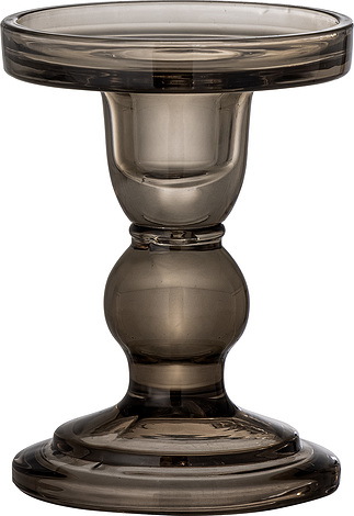 Świecznik na klasyczną świecę Joslyn 11,5 cm szklany